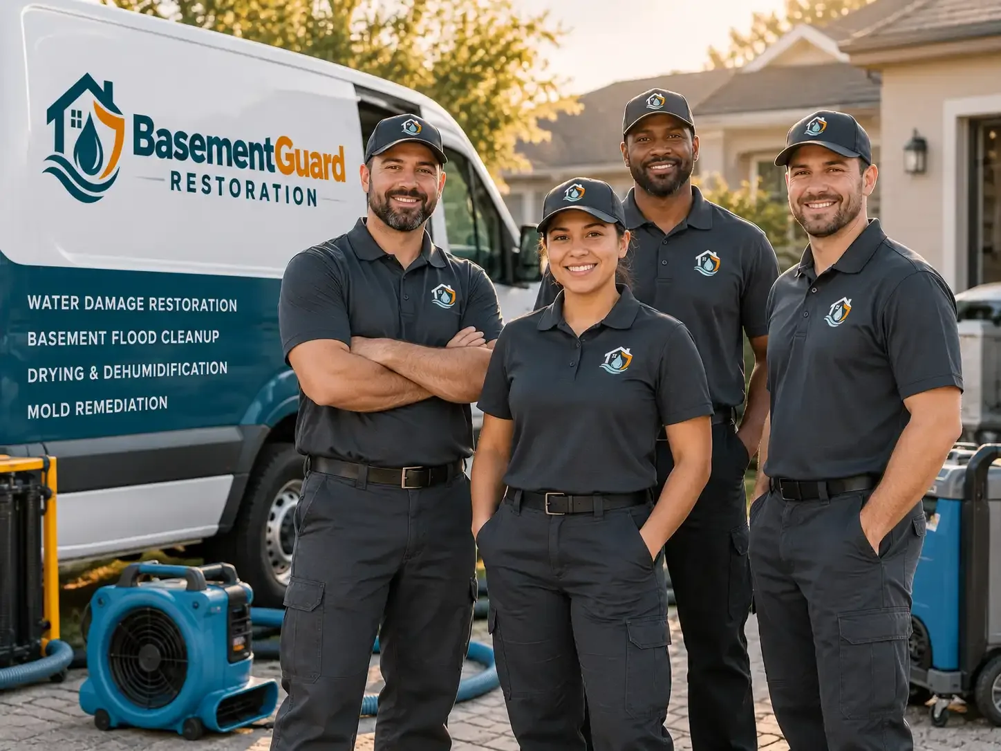 Basement Water Damage Restoration company in Columbus City, IA